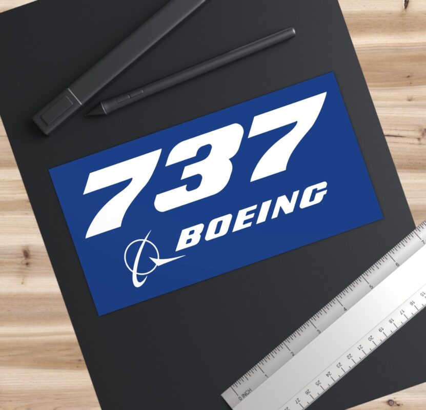 Nathan Fielder Boeing 737 Bumper Stickers