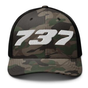 Nathan Fielder Boeing 737 Camouflage Trucker Hat