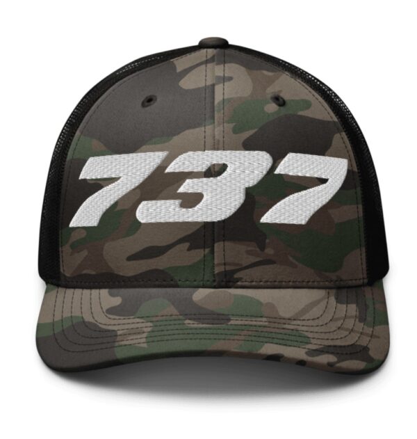 Nathan Fielder Boeing 737 Camouflage Trucker Hat