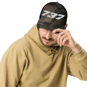 Nathan Fielder Boeing 737 Camouflage Trucker Hat