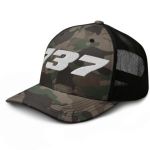 Nathan Fielder Boeing 737 Camouflage Trucker Hat