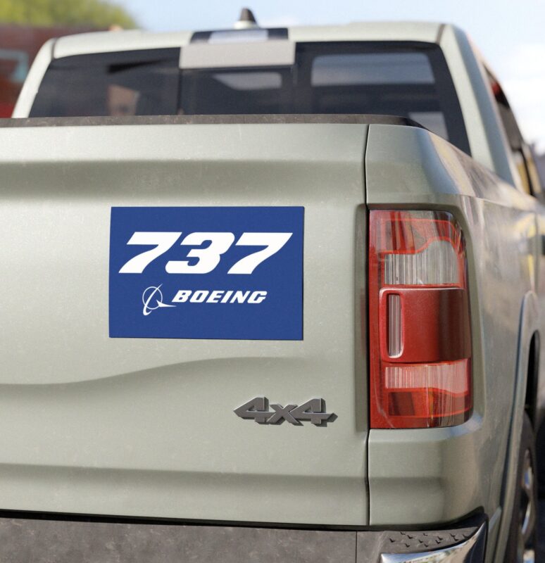 Nathan Fielder Boeing 737 Car Magnets and Sticker