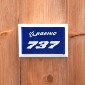 Nathan Fielder Boeing 737 Embroidered Patch
