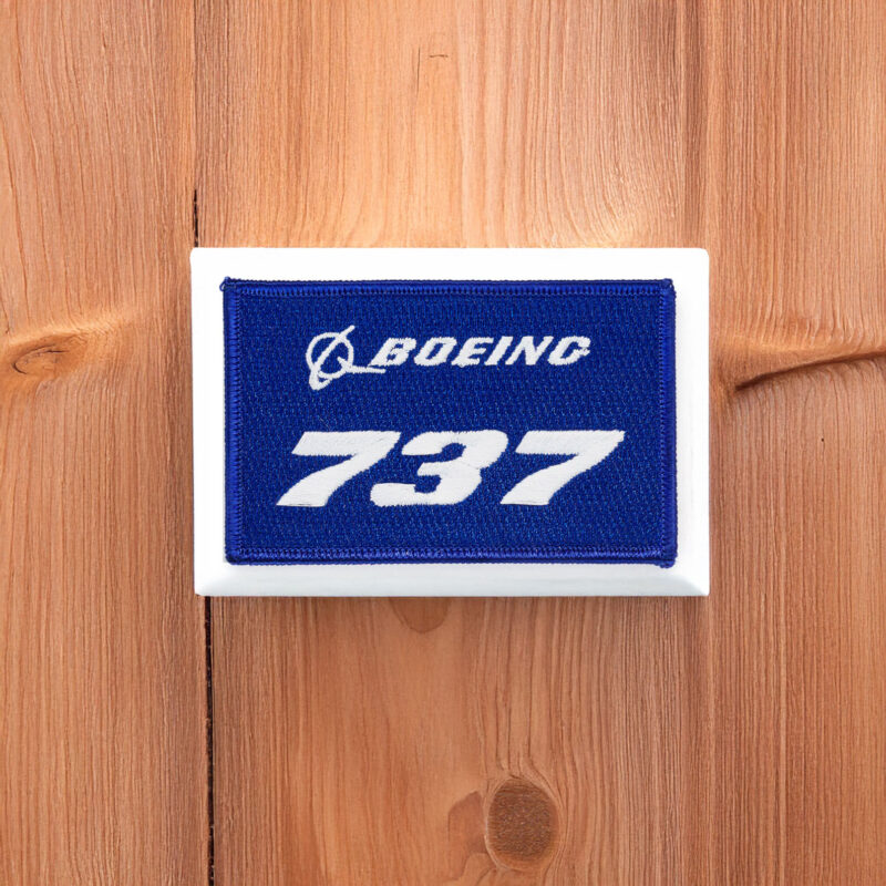 Nathan Fielder Boeing 737 Embroidered Patch