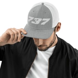 Nathan Fielder Boeing 737 Snapback Trucker Cap