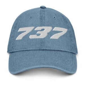 Nathan Fielder Boeing 787 Denim Hat