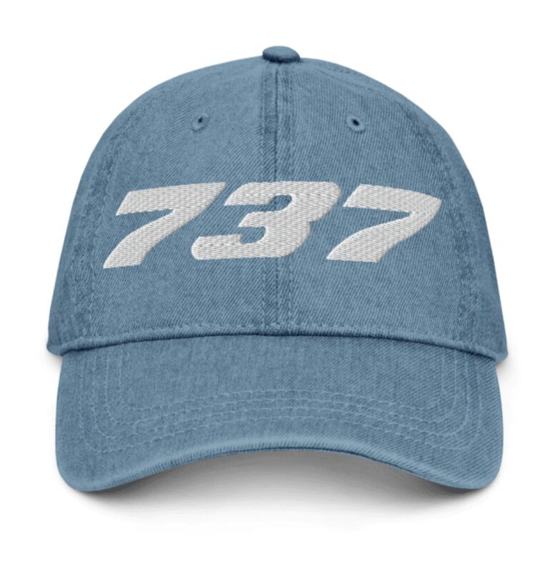 Nathan Fielder Boeing 787 Denim Hat