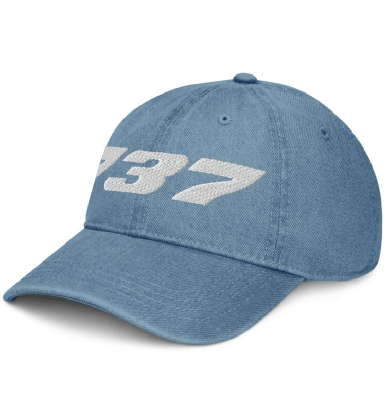 Nathan Fielder Boeing 787 Denim Hat