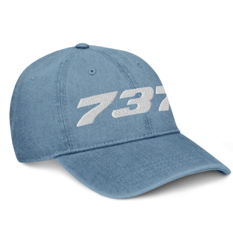 Nathan Fielder Boeing 787 Denim Hat