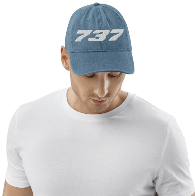 Nathan Fielder Boeing 787 Denim Hat