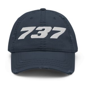 Nathan Fielder Boeing 787 Distressed Dad Hat