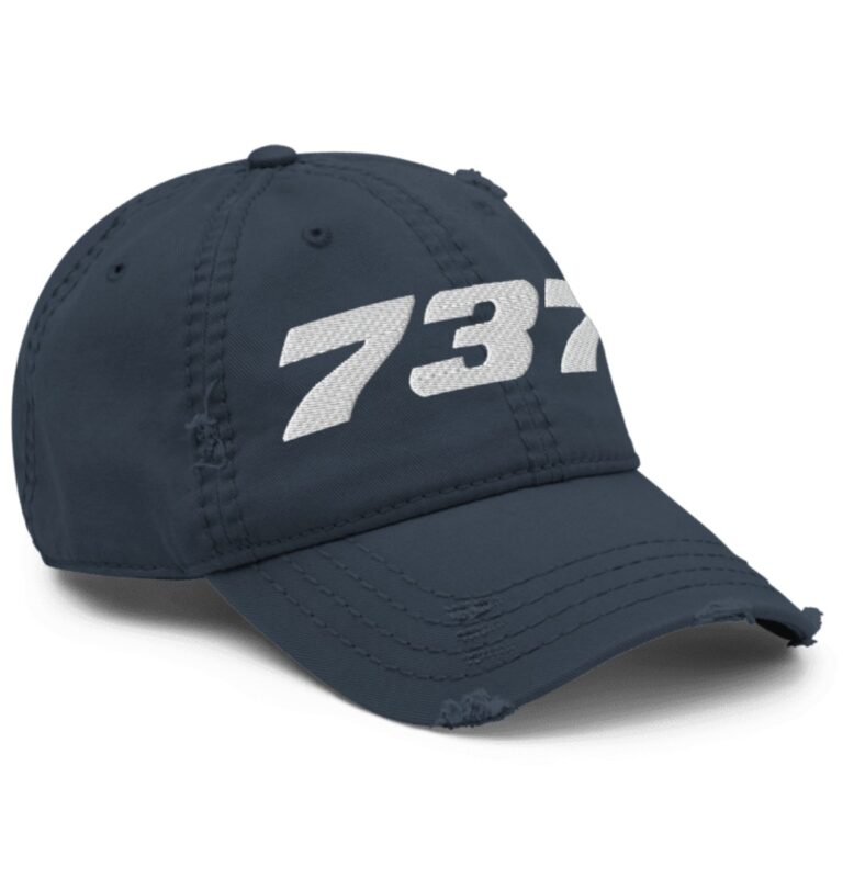 Nathan Fielder Boeing 787 Distressed Dad Hat